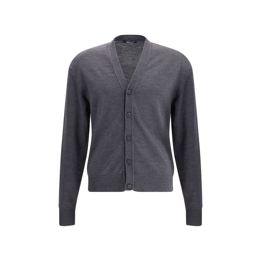 Jacquemus Gray Merino Wool Men's Cardigan