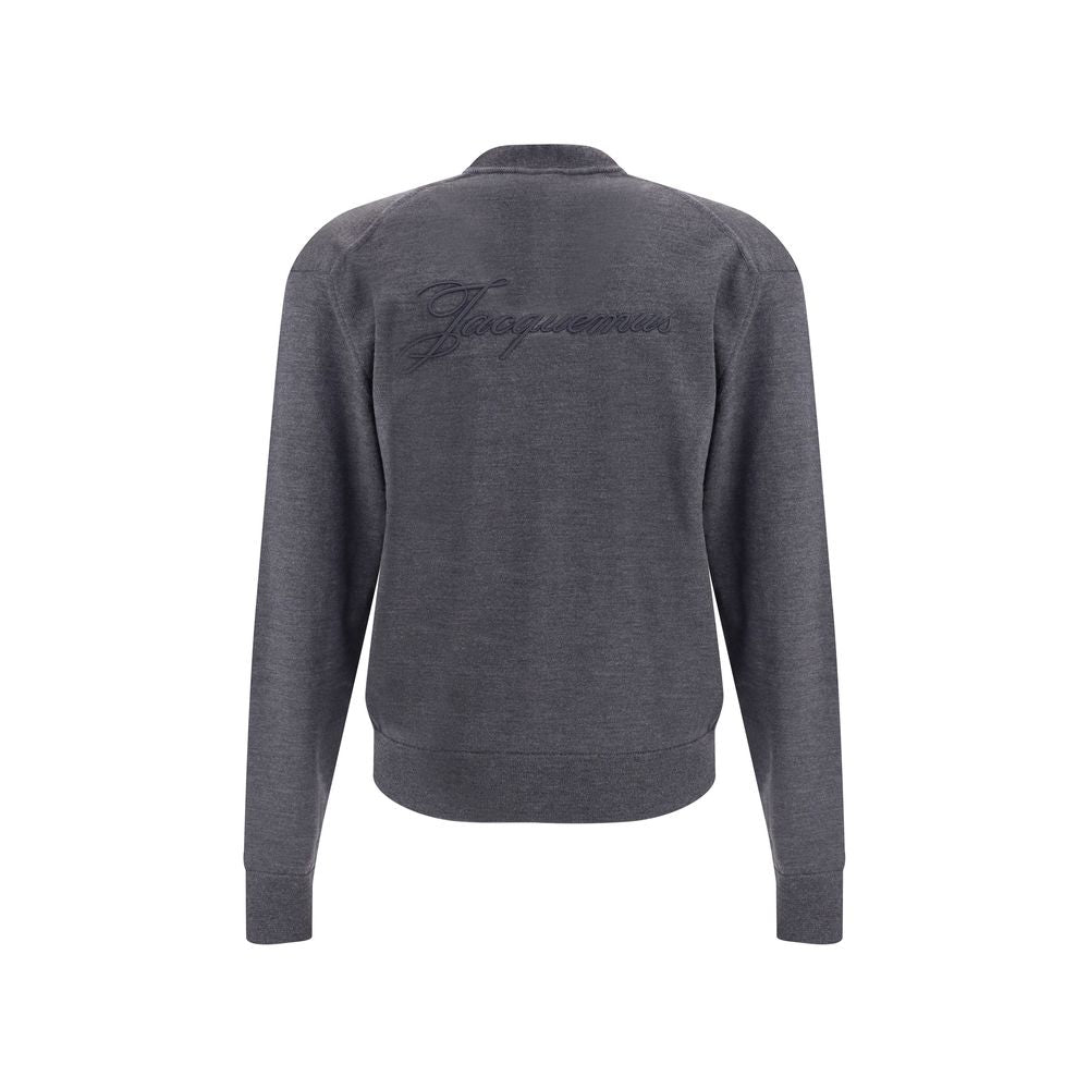 Jacquemus Gray Merino Wool Men's Cardigan