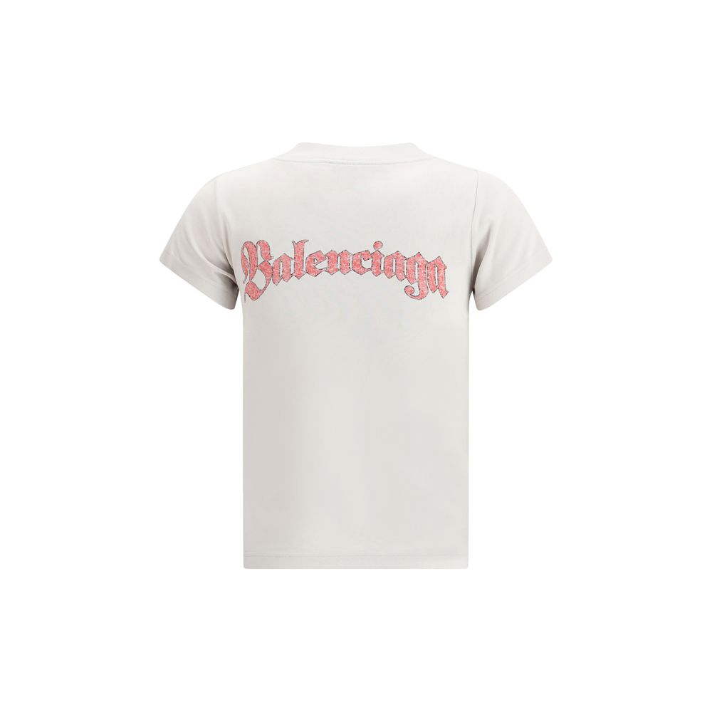 Balenciaga White Cotton Women's T-Shirt