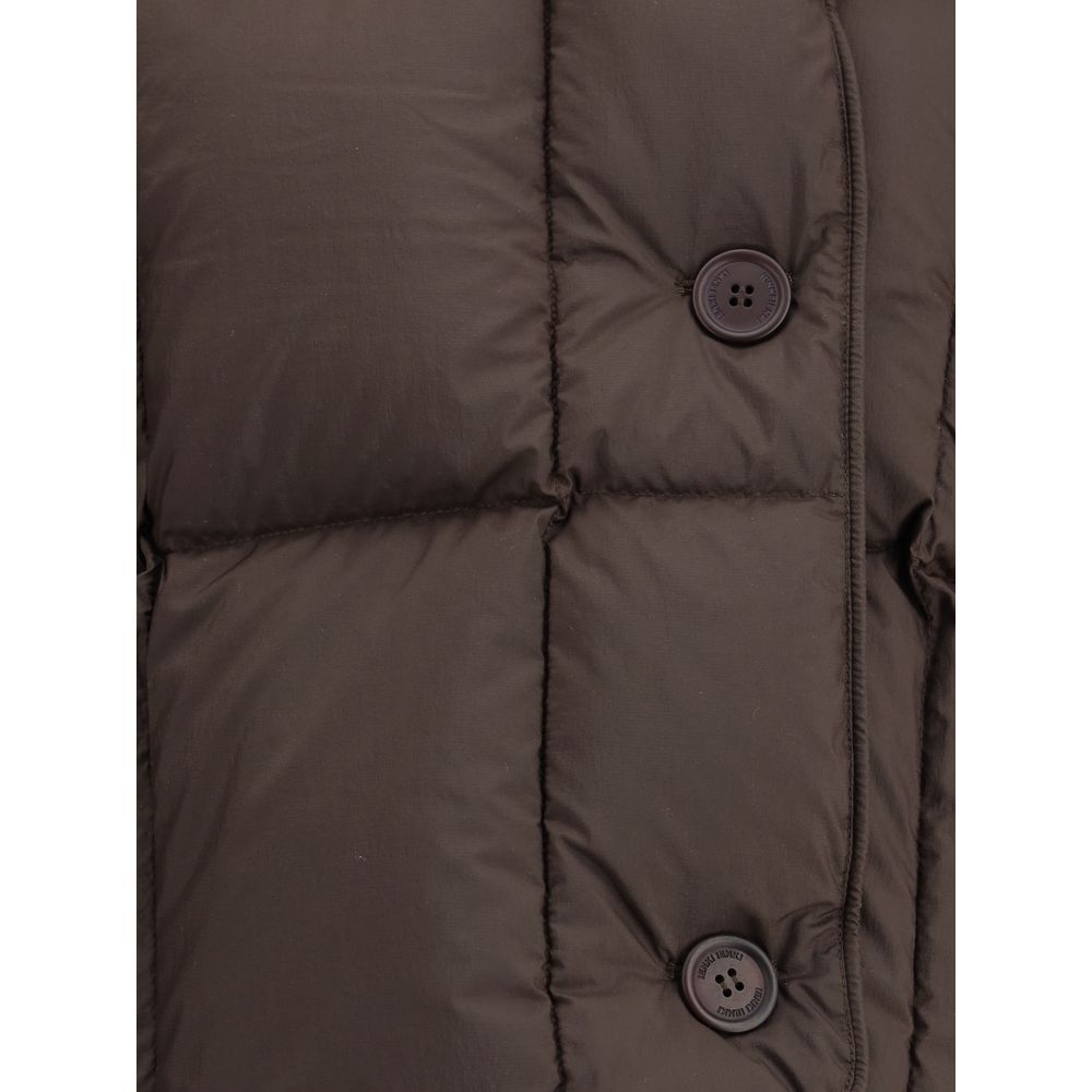 IENKI IENKI Brown Nylon Women's Coat