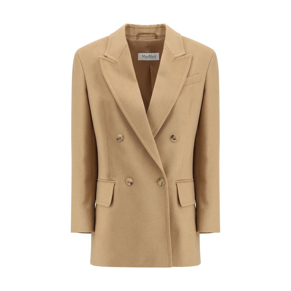 Max Mara Beige Camel Hair  Women's Coat