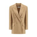 Max Mara Beige Camel Hair  Women's Coat