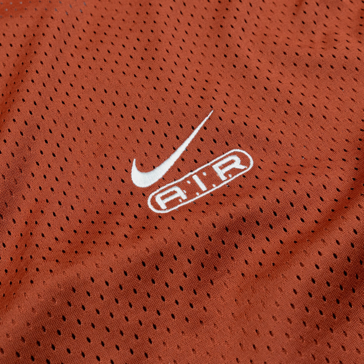 Exclusive Air Mesh Tank Womens Jersey (Beige/Orange) — XS — Side View