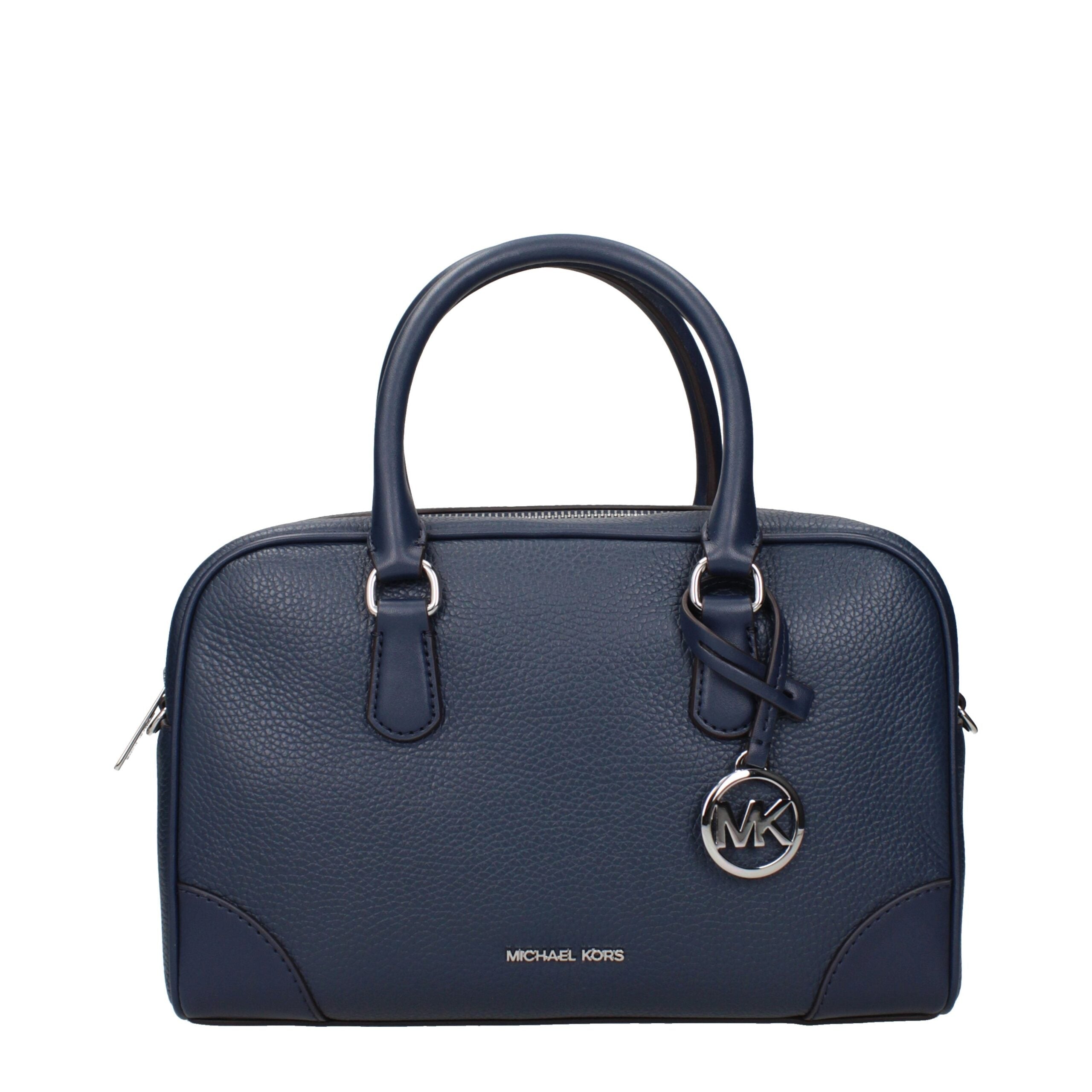 Michael Kors Blue Leather Women's Handbag