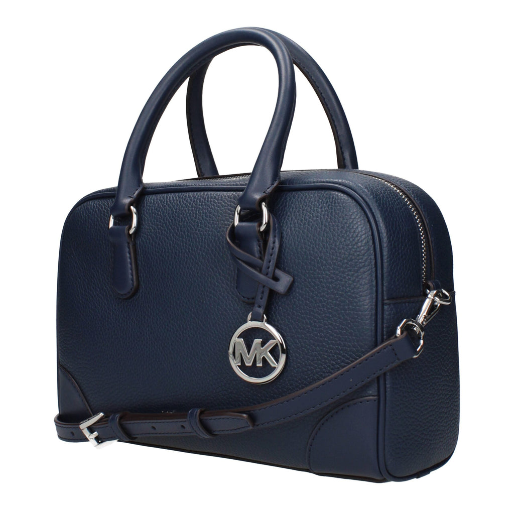 Michael Kors Blue Leather Women's Handbag