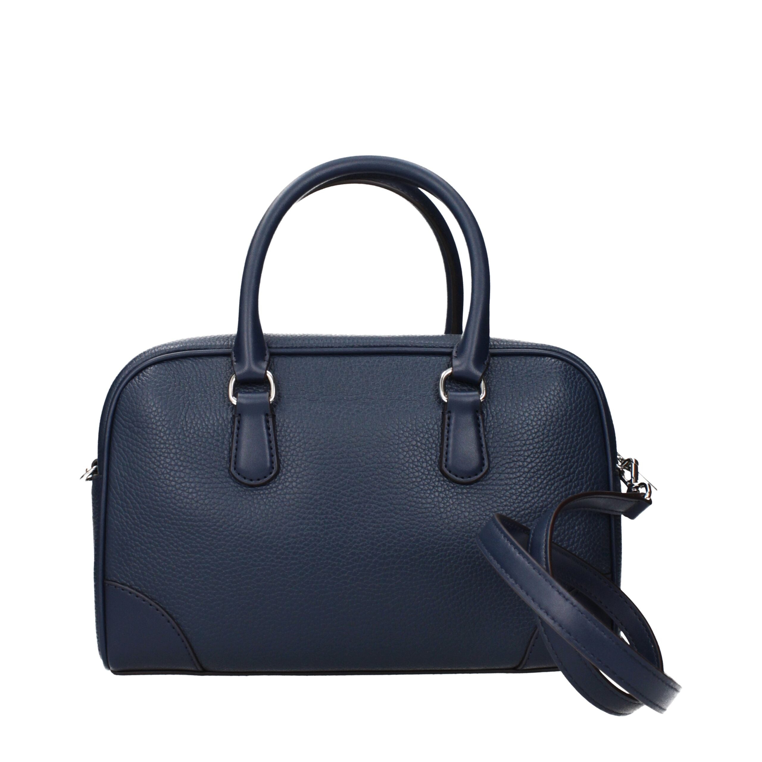 Michael Kors Blue Leather Women's Handbag