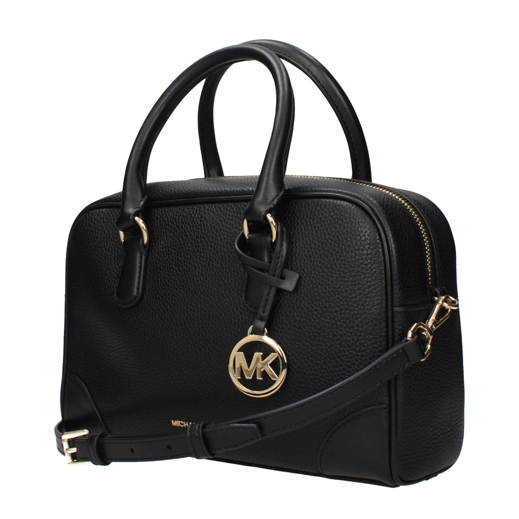 Michael Kors Black Leather Women's Handbag