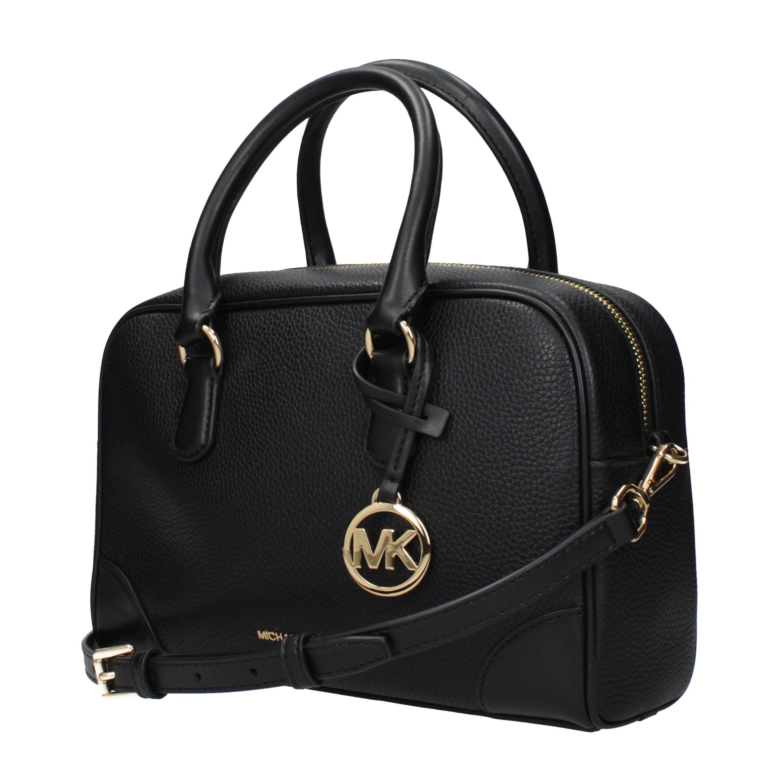 Michael Kors Black Leather Women's Handbag