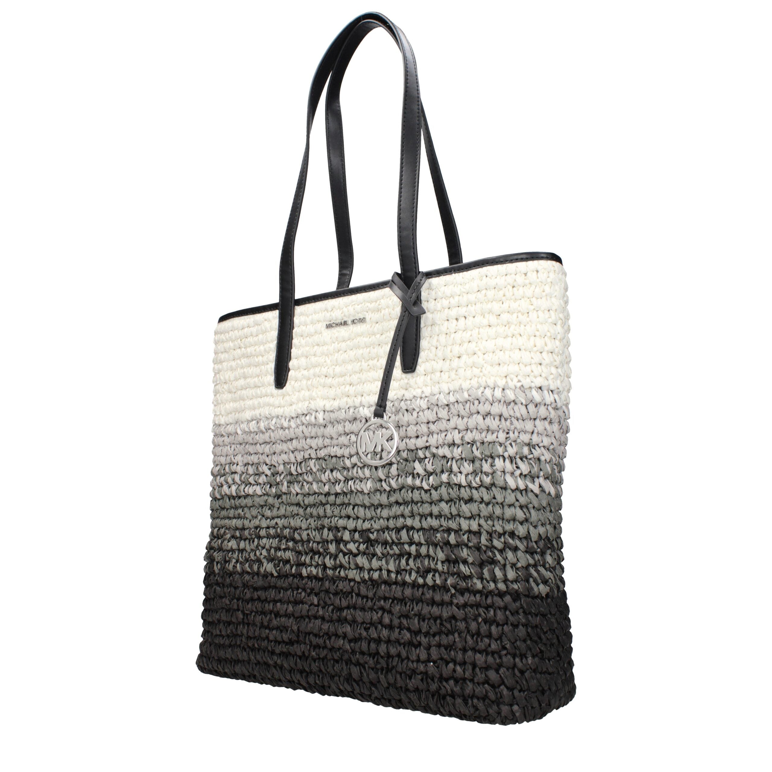 Michael Kors Black Raffia Shoulder Women's Bag