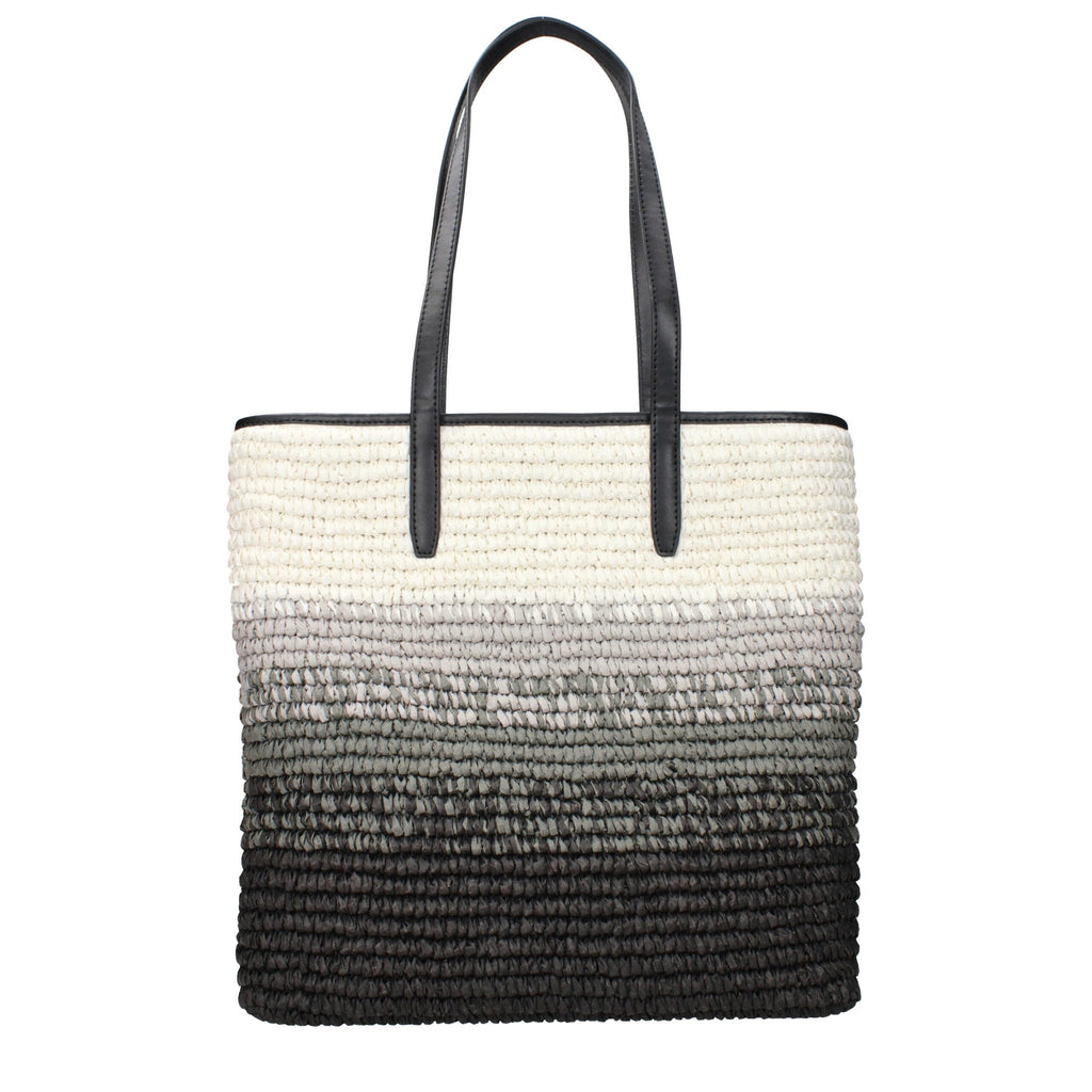 Michael Kors Black Raffia Shoulder Women's Bag