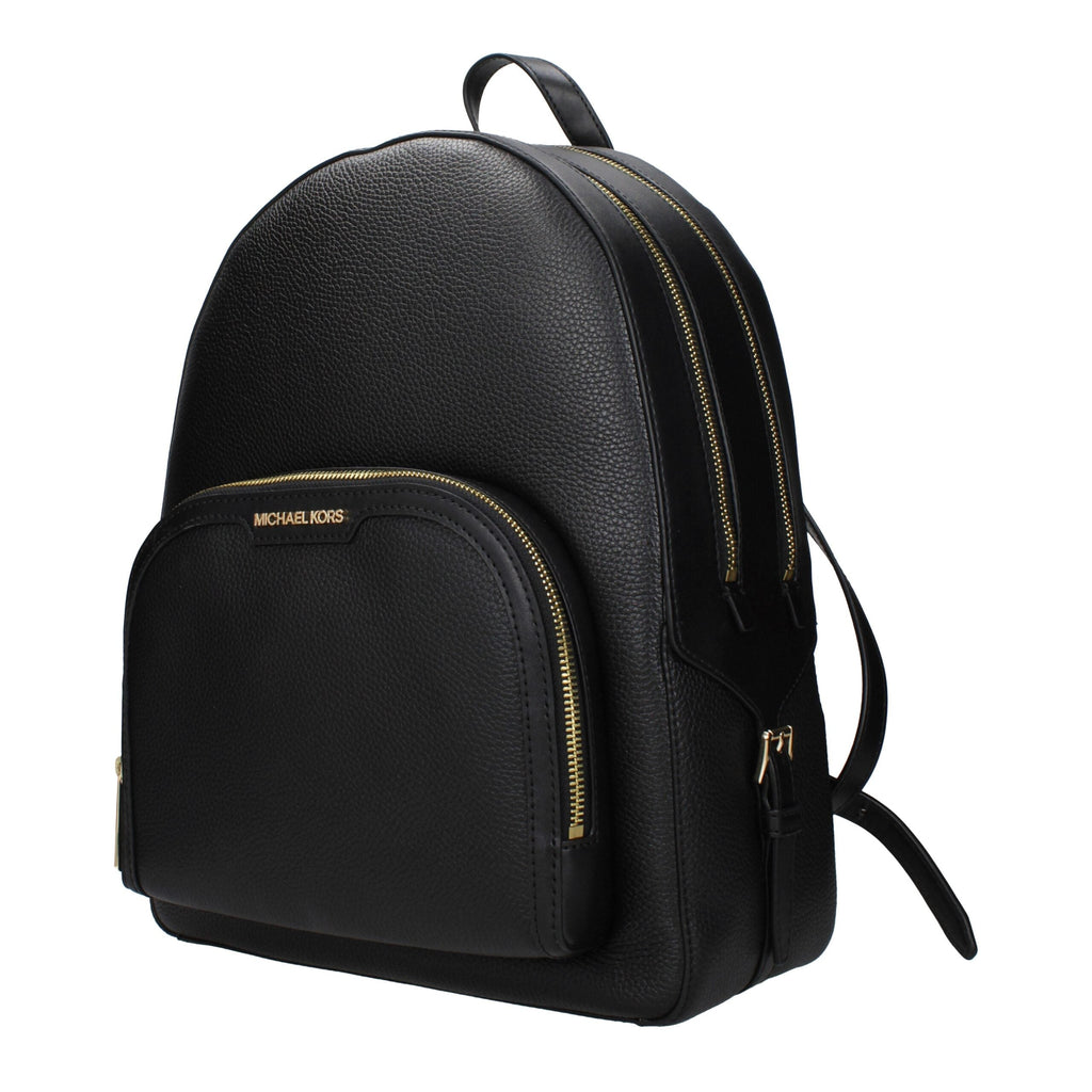 Michael Kors Black Leather Women's Backpack
