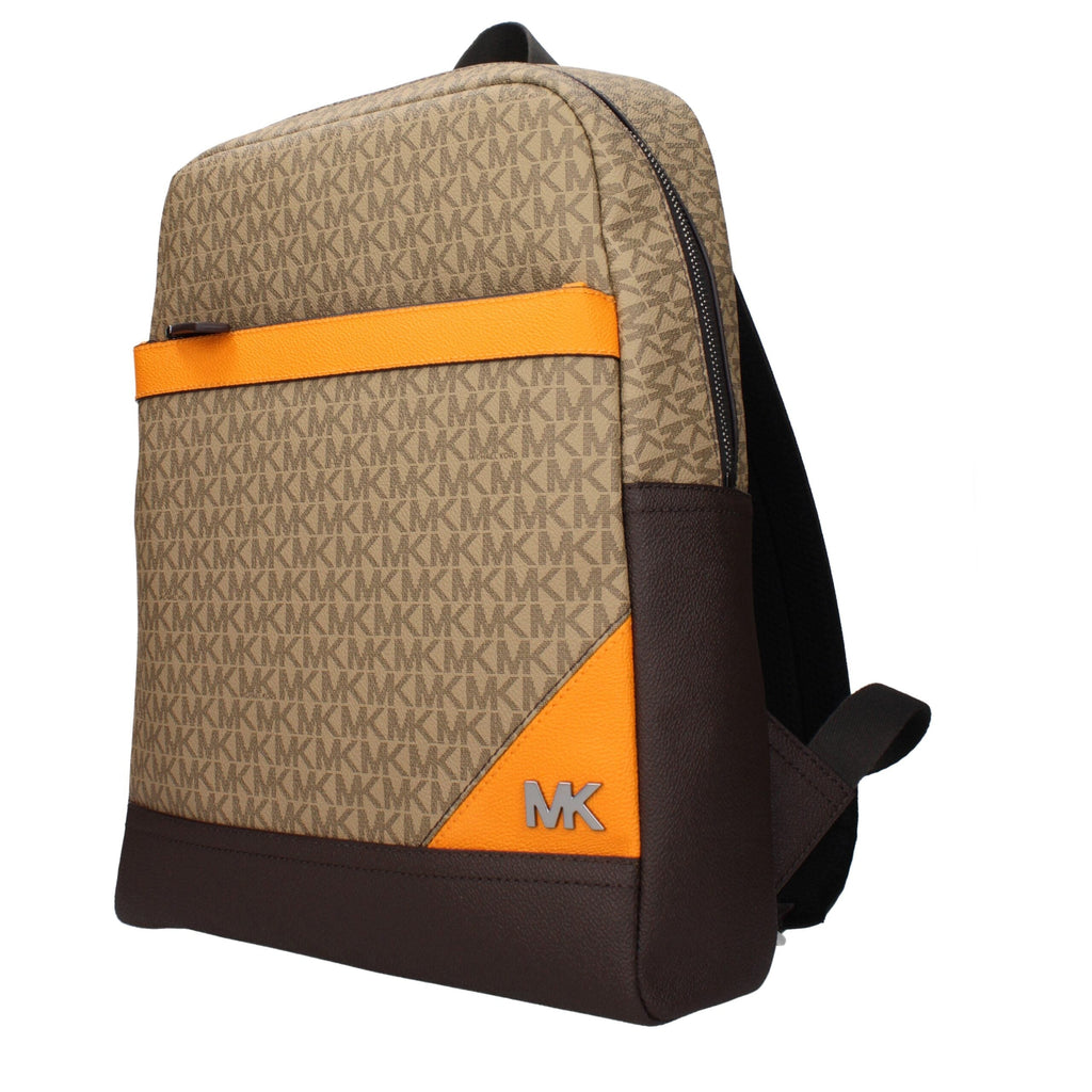 Michael Kors Brown Fabric Men's Backpack