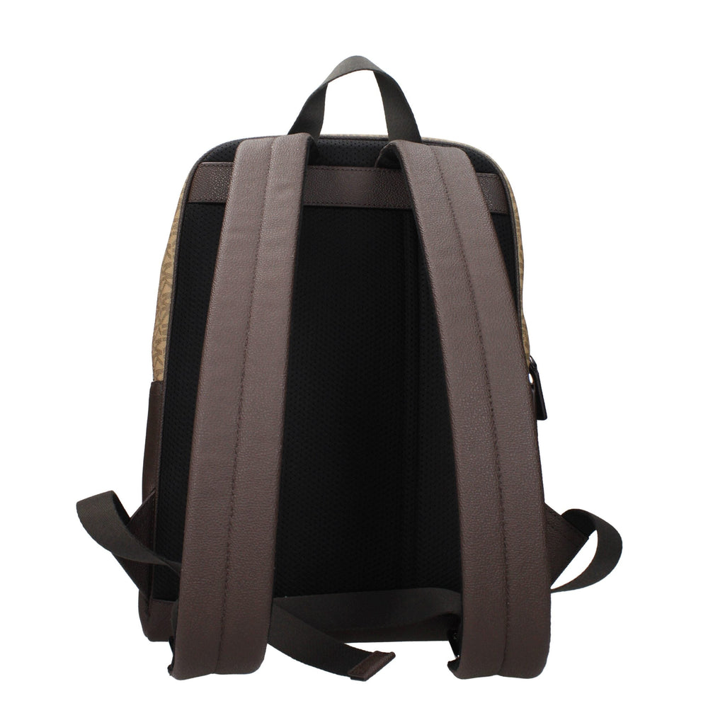 Michael Kors Brown Fabric Men's Backpack