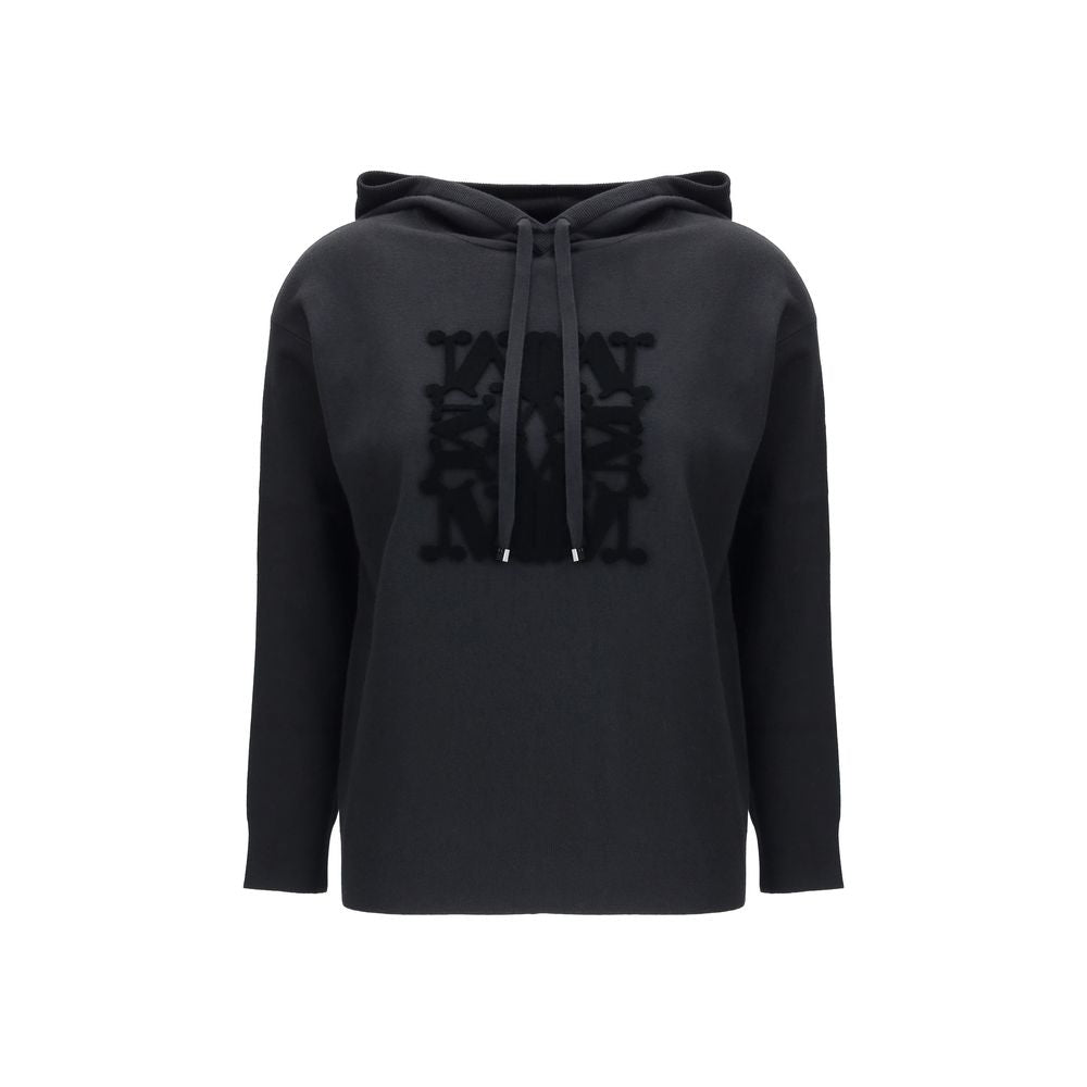 Max Mara Black Wool Women's Sweatshirt