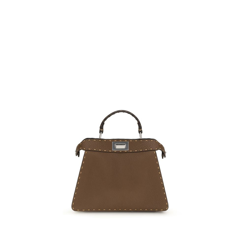 Fendi Brown Leather Women's Handbag