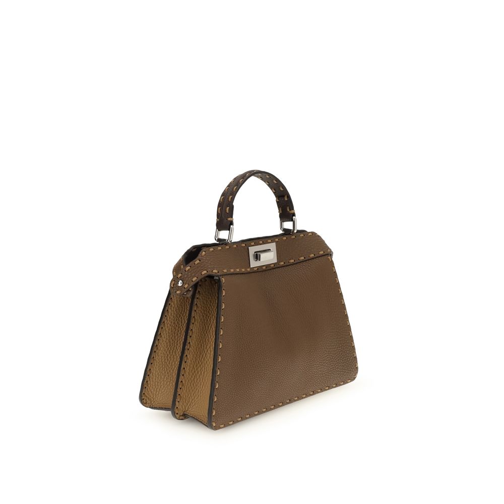 Fendi Brown Leather Women's Handbag
