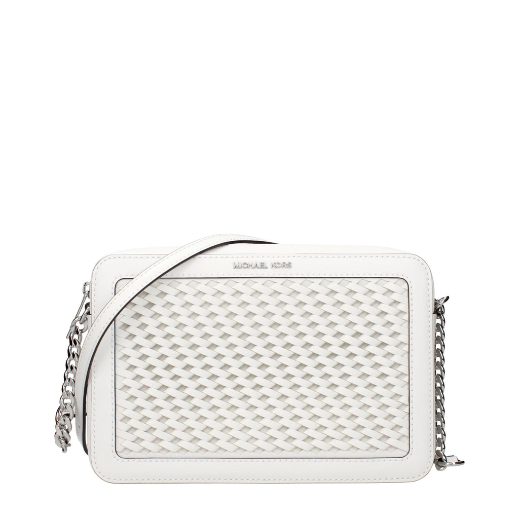 Michael Kors White Leather Crossbody Women's Bag