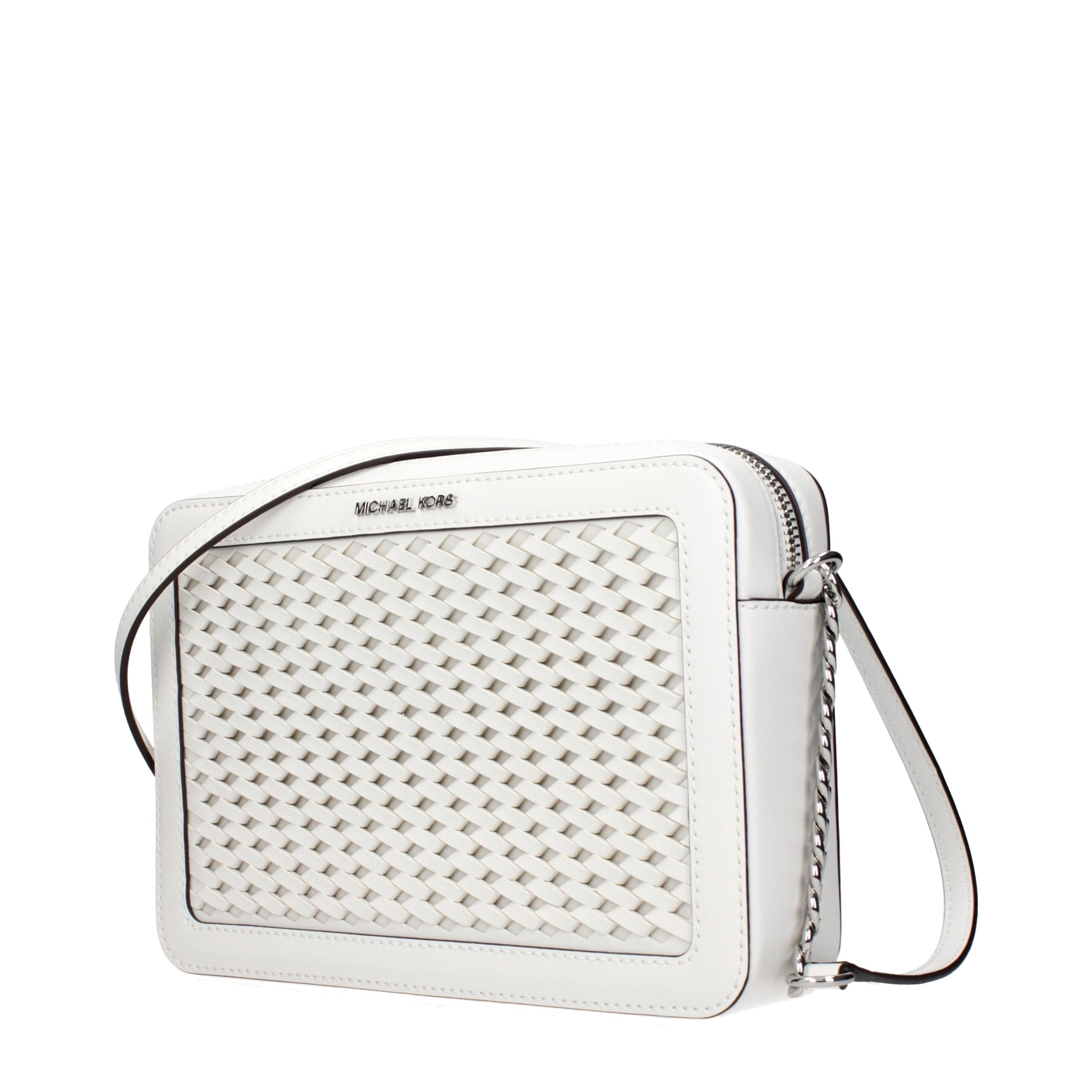 Michael Kors White Leather Crossbody Women's Bag