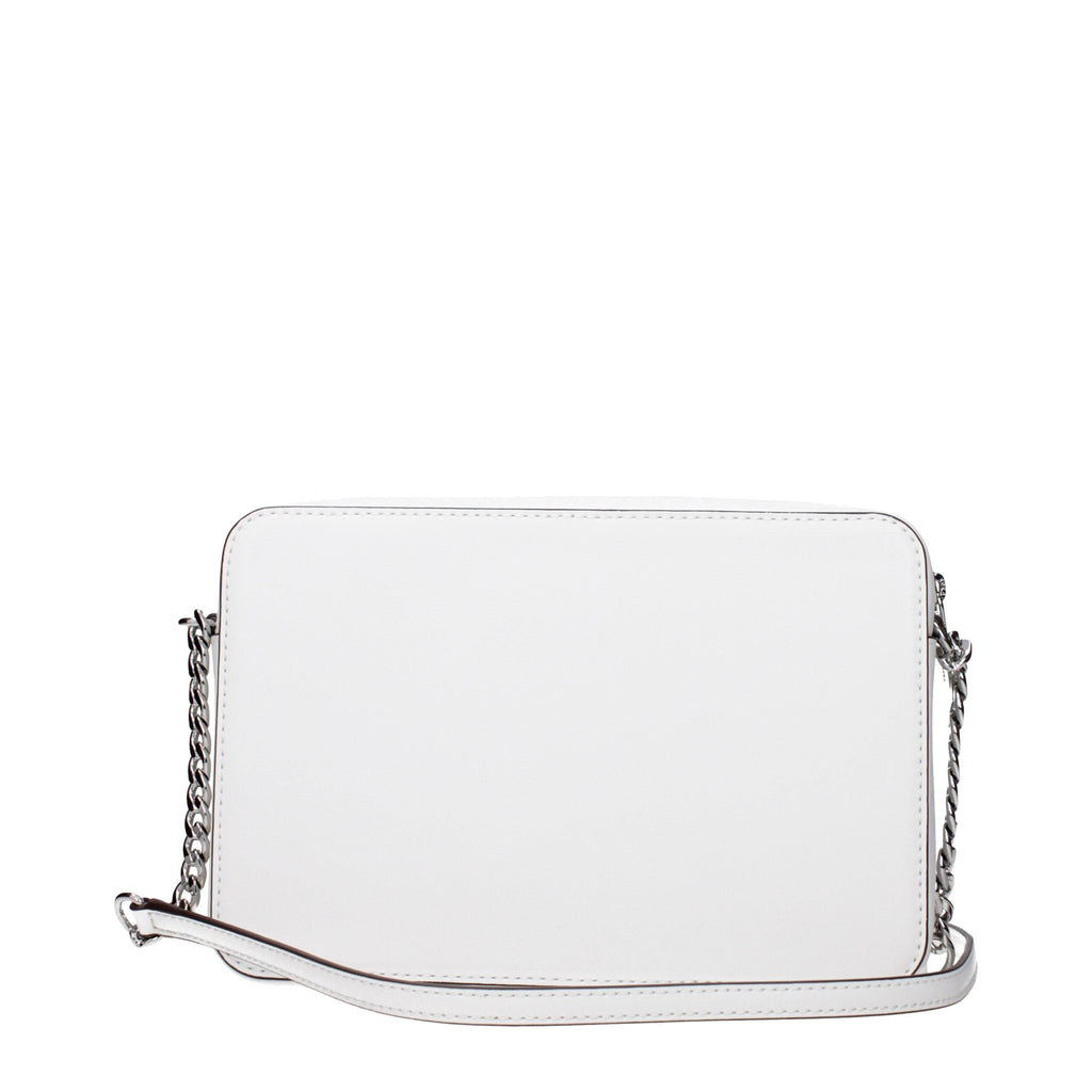 Michael Kors White Leather Crossbody Women's Bag