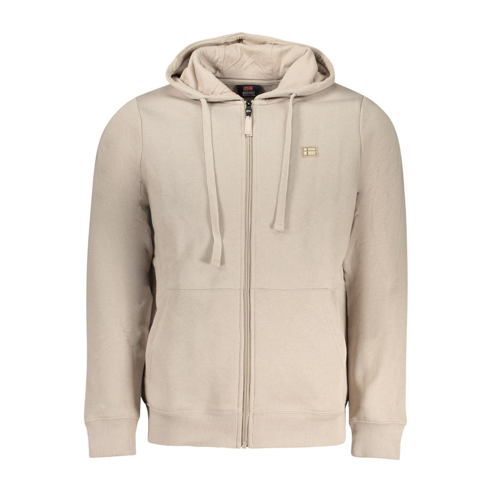 Norway 1963 Beige Cotton Men's Hoodie Men's Sweatshirt