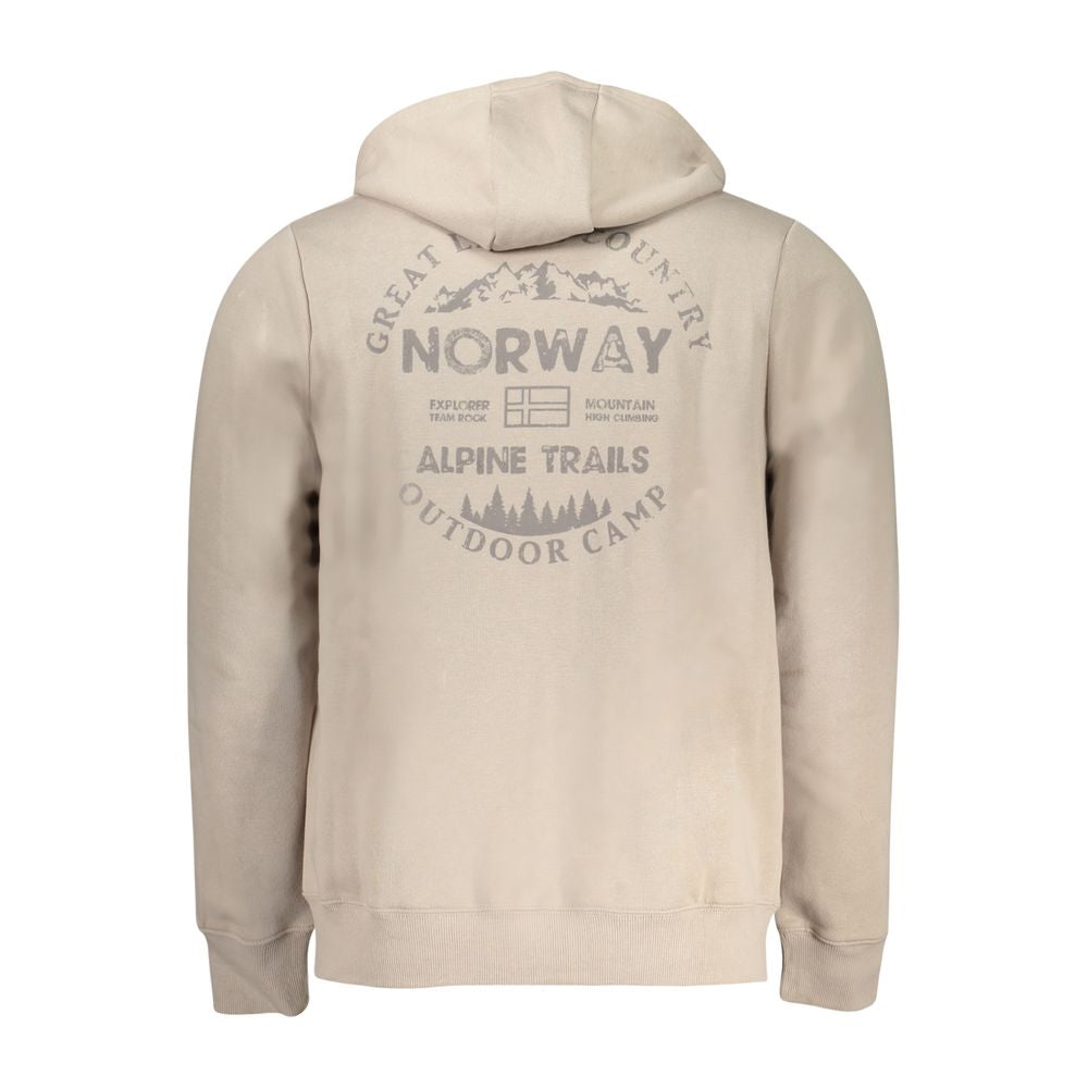 Norway 1963 Beige Cotton Men's Hoodie Men's Sweatshirt