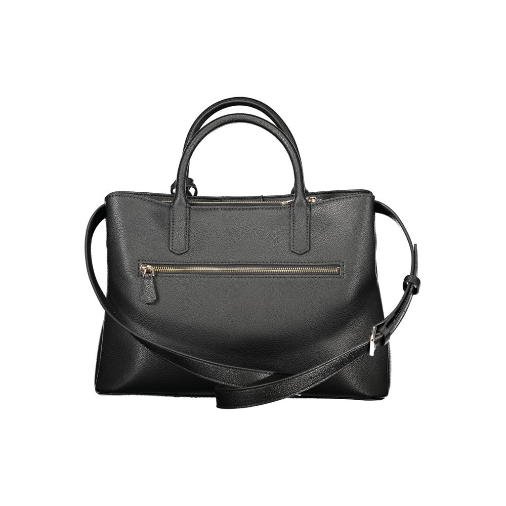 Guess Jeans Black Polyurethane Women Women's Handbag
