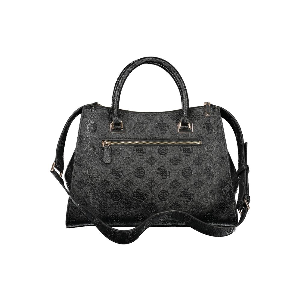 Guess Jeans Nero Poliuretano Woman Women's Handbag