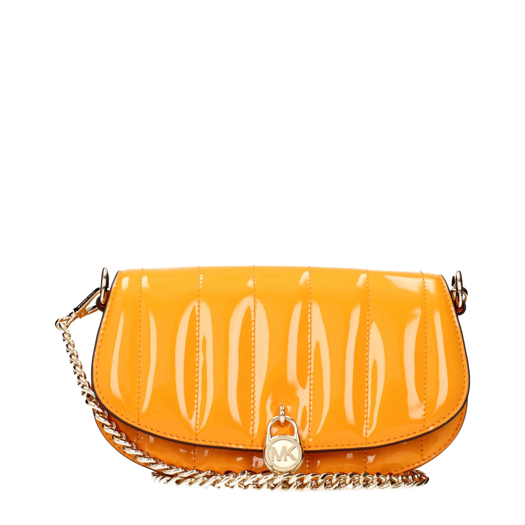Michael Kors Orange Leather Crossbody Women's Bag