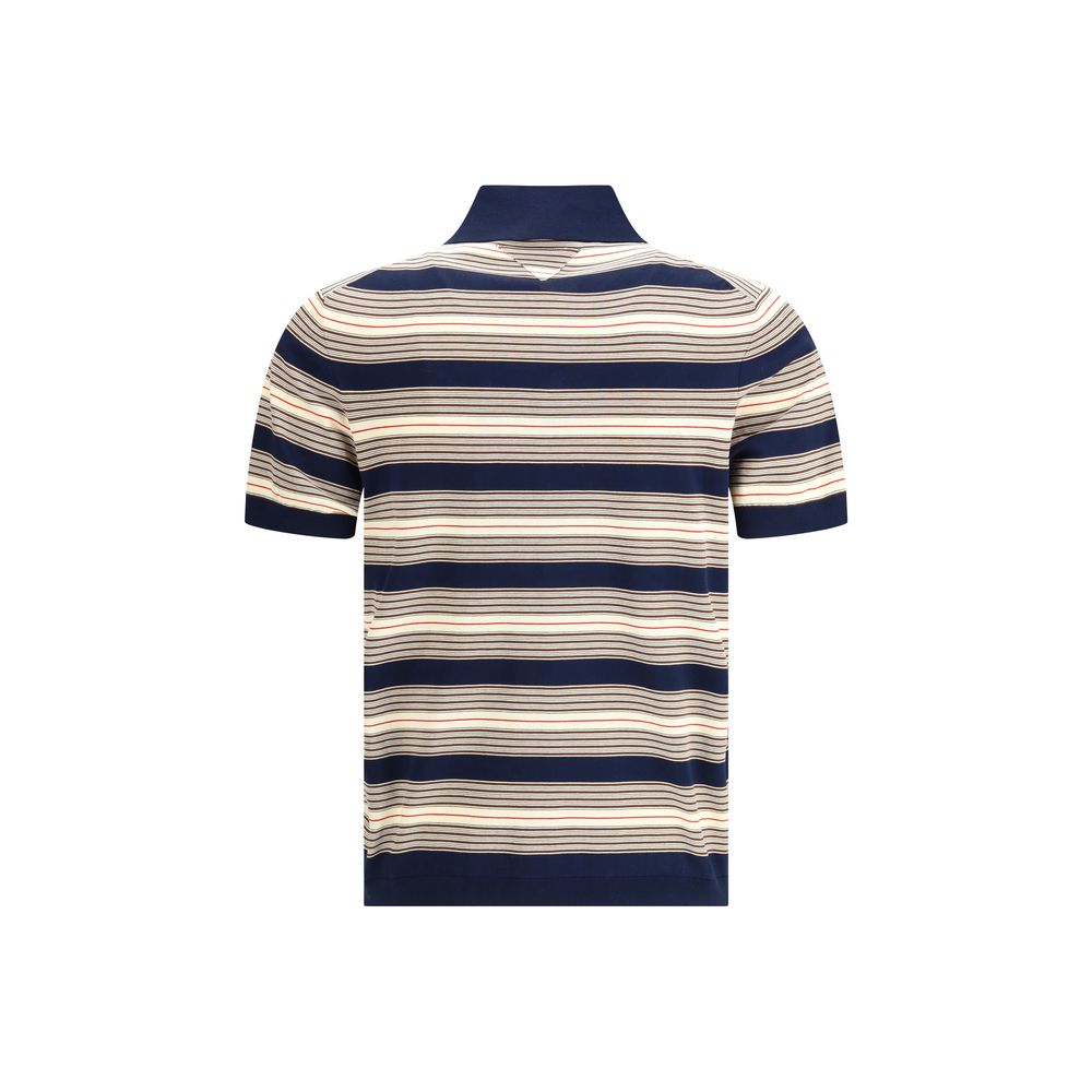 Prada Multicolor Cotton Polo Men's Shirt
