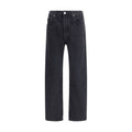 Agolde Black Cotton Straight-Leg Men's Jeans