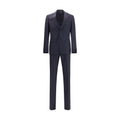 Prada Blue Fleece Wool Two-Piece Men's Suit