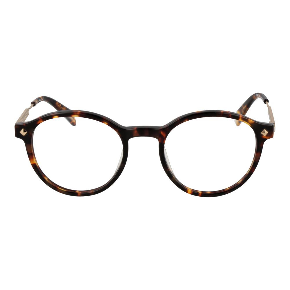 Police Brown Metal Glasses Women's (Frames)