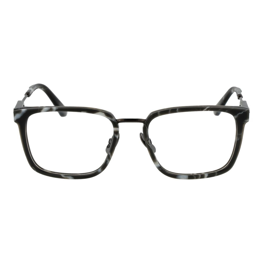 Police Gray Metal Glasses Men's (Frames)