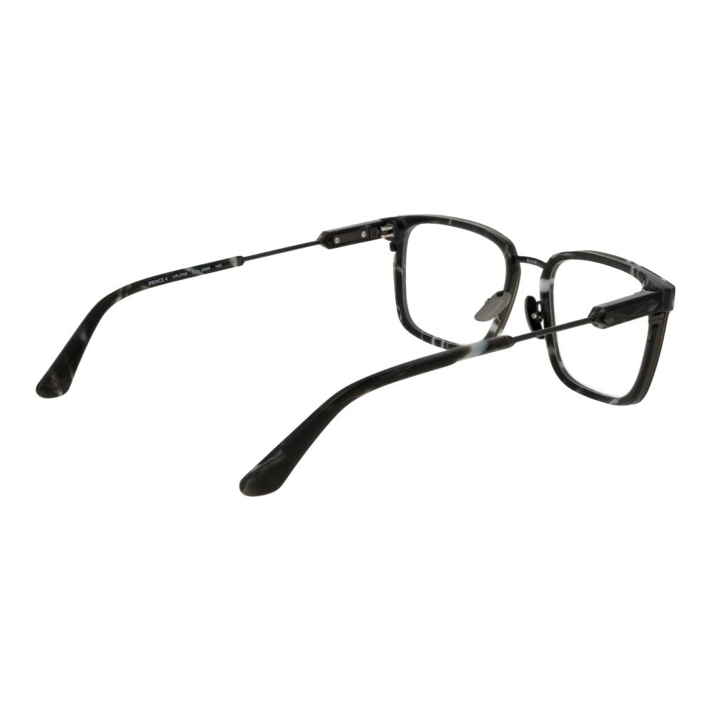 Police Gray Metal Glasses Men's (Frames)