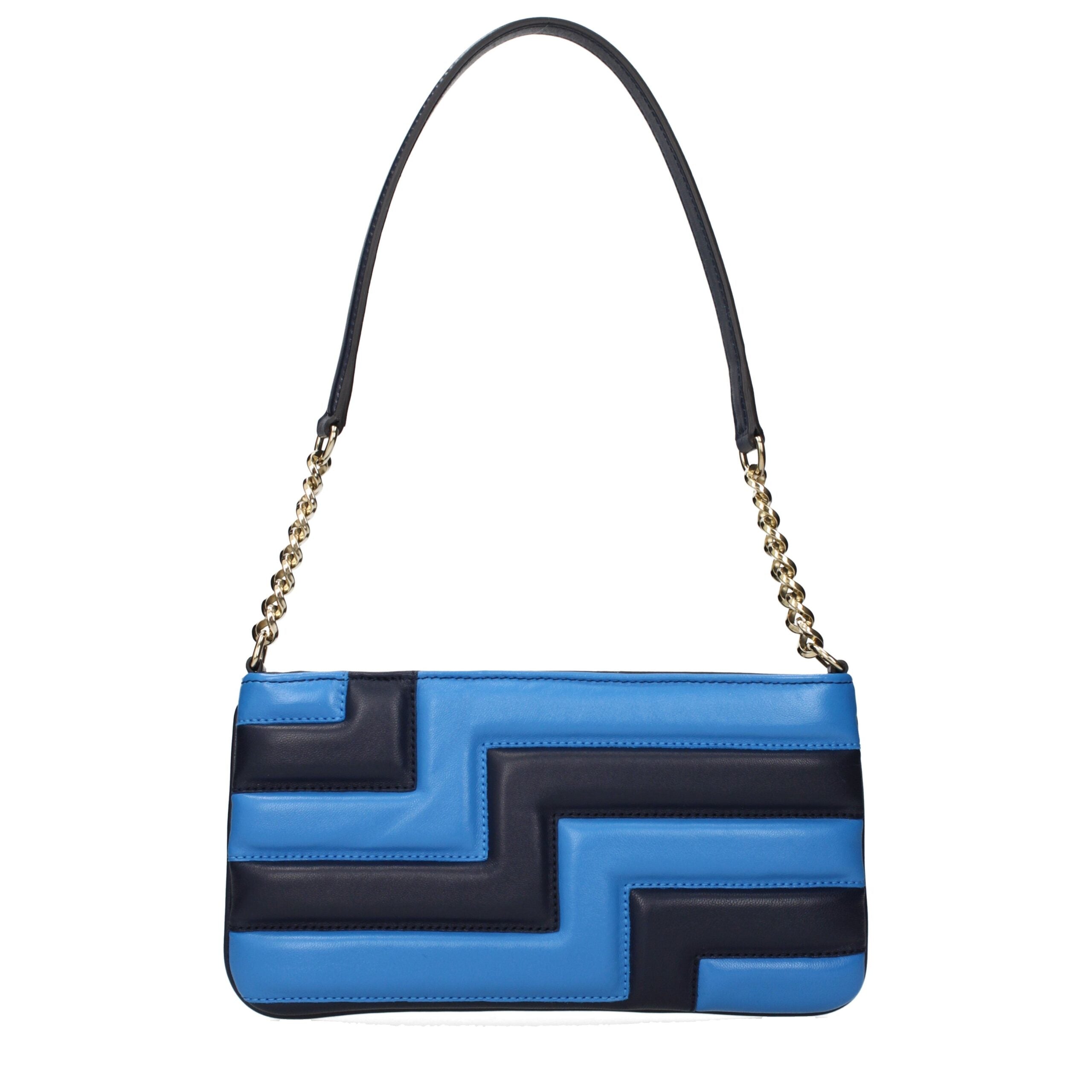 Jimmy Choo Blue Leather Shoulder Women's Bag