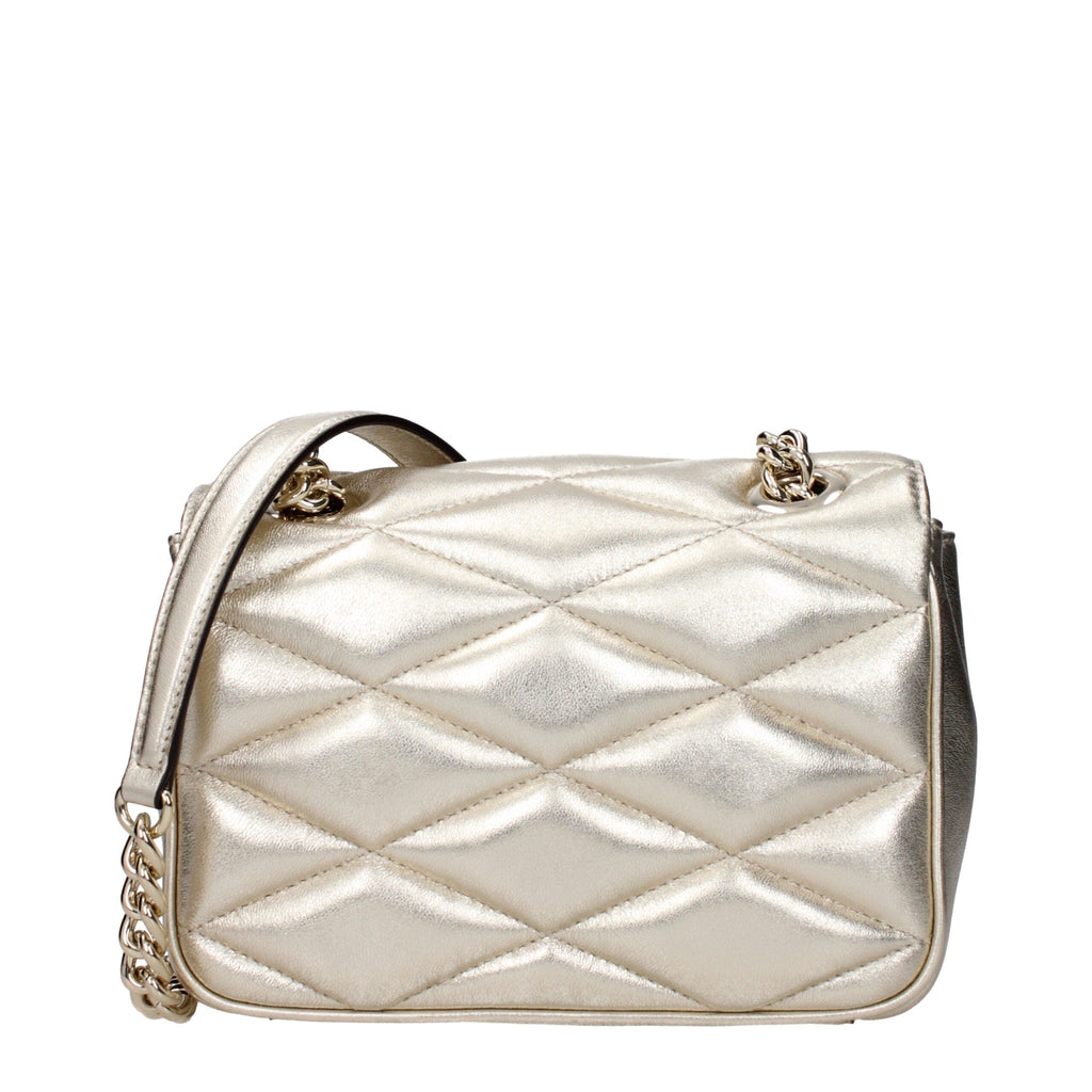 Jimmy Choo Gold Leather Shoulder Women's Bag