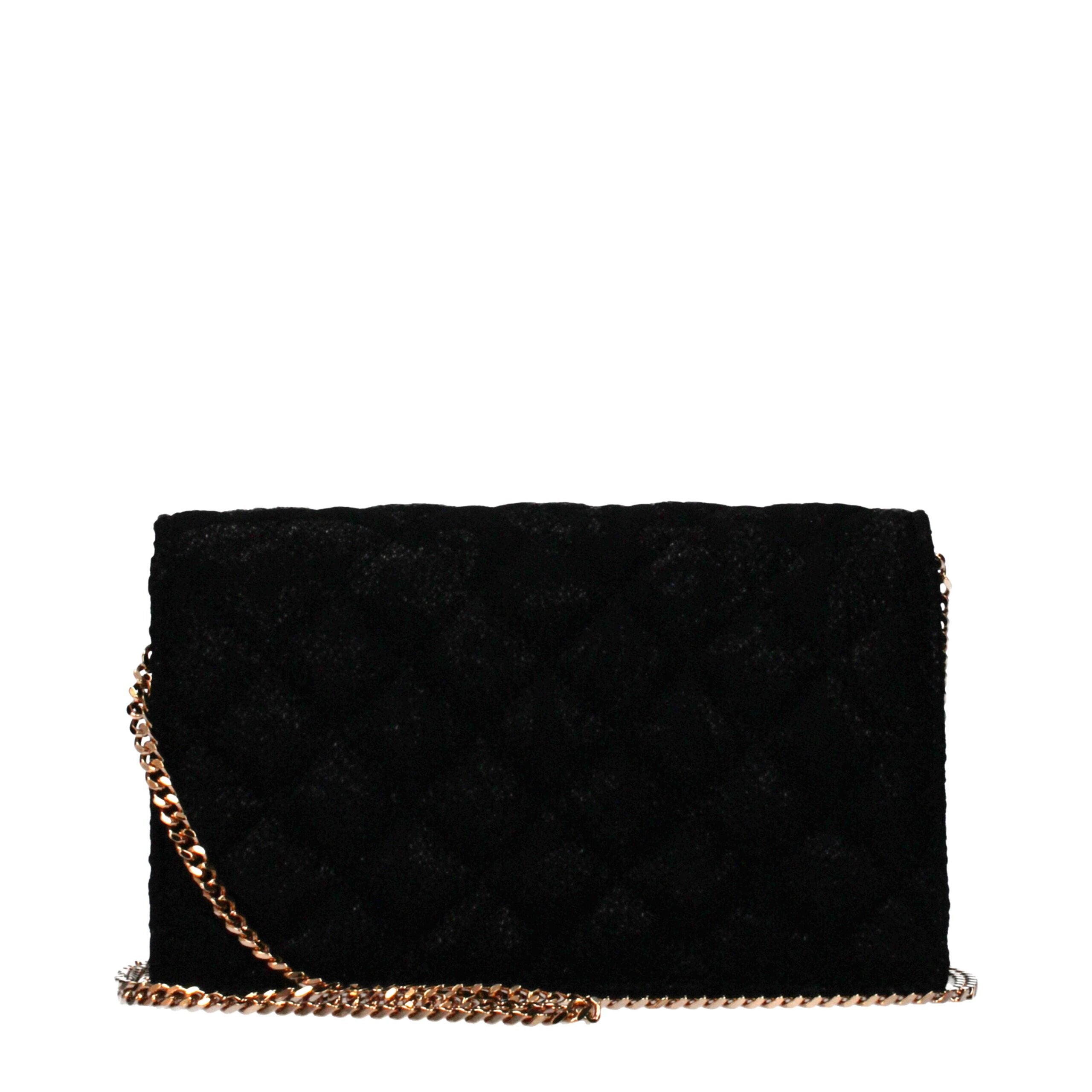 Versace Black Fabric Clutch Women's Bag