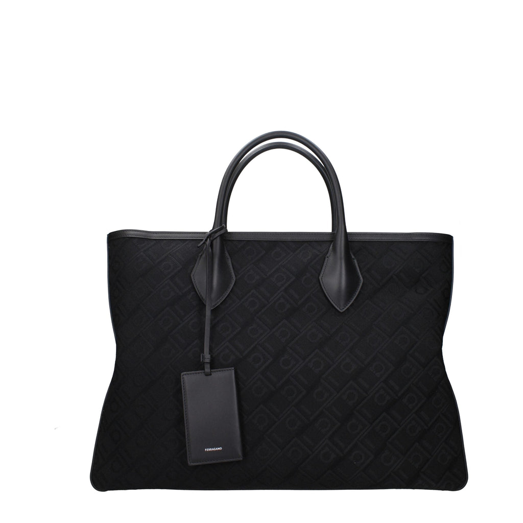 Salvatore Ferragamo Black Fabric Women's Handbag