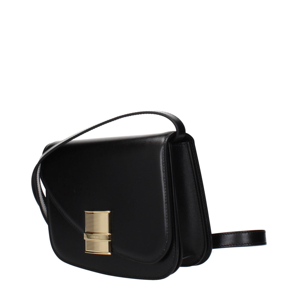 Salvatore Ferragamo Black Leather Crossbody Women's Bag