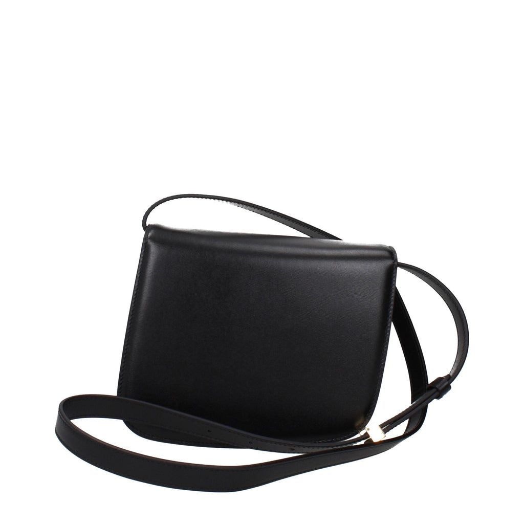 Salvatore Ferragamo Black Leather Crossbody Women's Bag