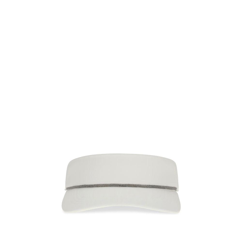 Brunello Cucinelli White Polyester Cap (Baseball Women's Hat)