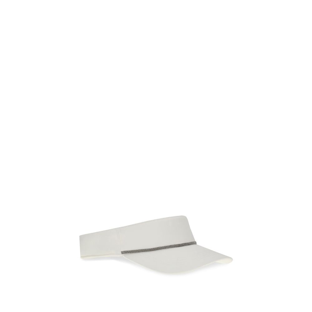 Brunello Cucinelli White Polyester Cap (Baseball Women's Hat)