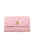 Versace Pink Fabric Clutch Women's Bag