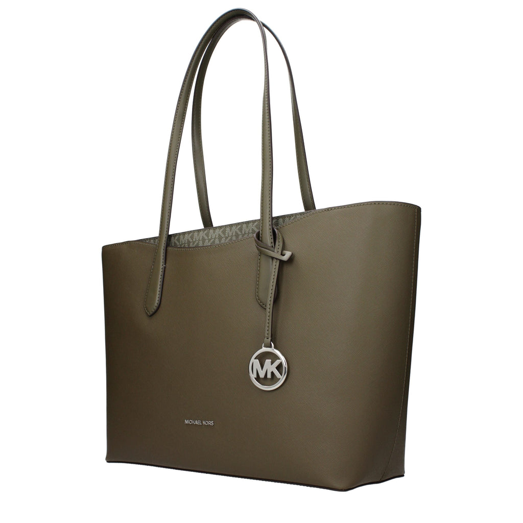 Michael Kors Green Fabric Shoulder Women's Bag