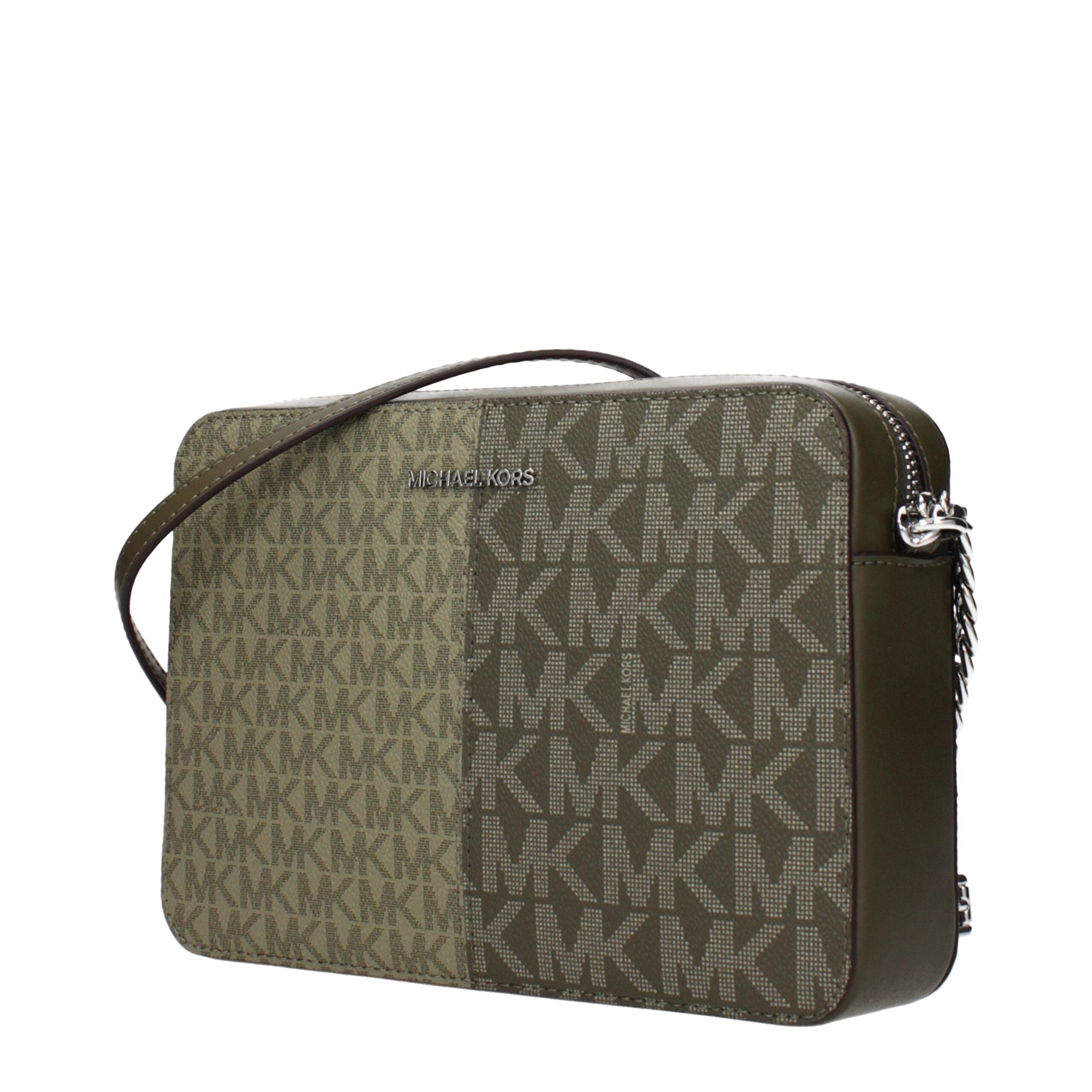 Michael Kors Green Fabric Crossbody Women's Bag