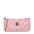 Versace Pink Fabric Crossbody Women's Bag