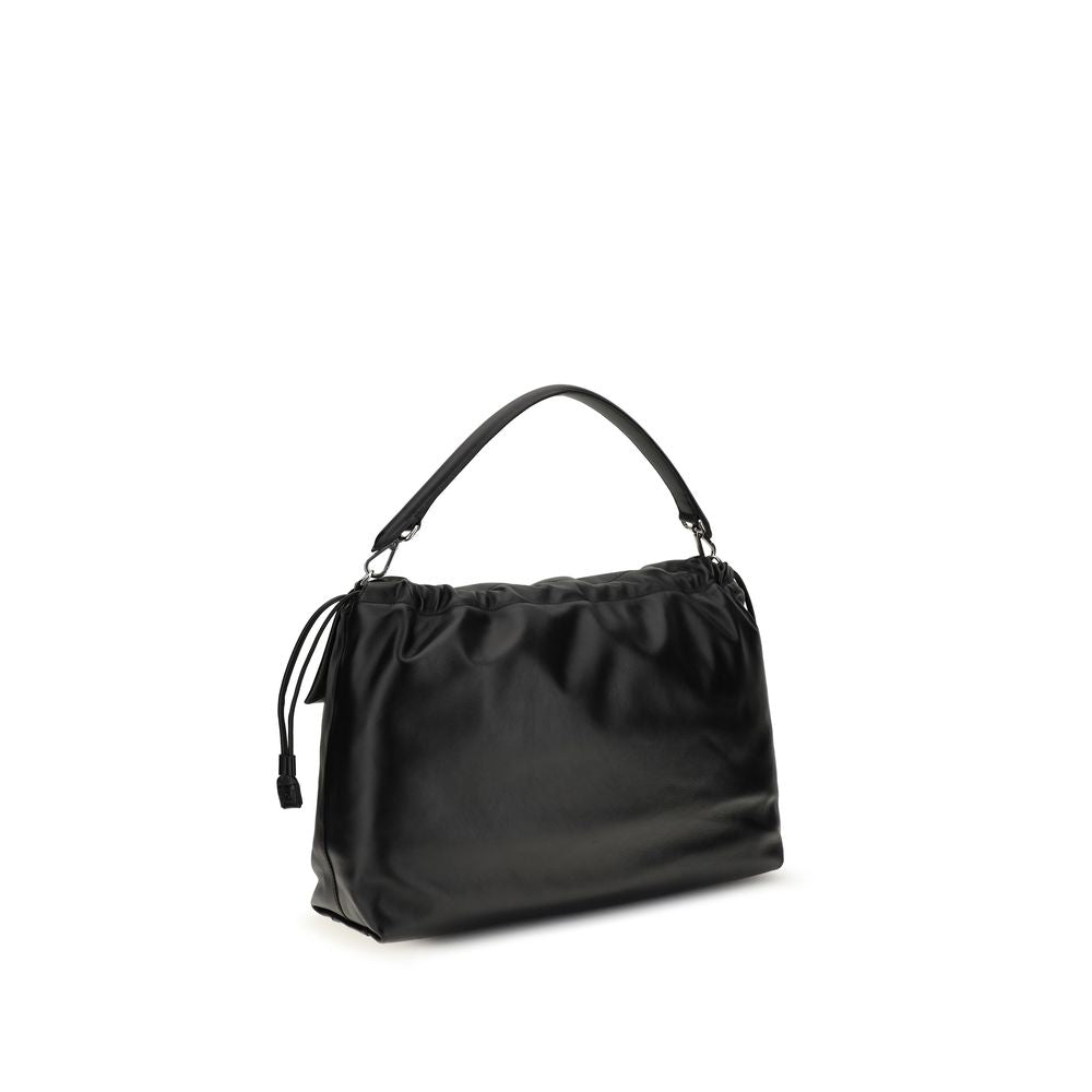 Fendi Black Calf Leather Bos Taurus Shoulder Men's Bag