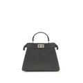 Fendi Gray Leather Women's Handbag