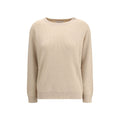 Brunello Cucinelli Beige Cashmere Cashmere Women's Sweater