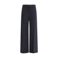 Brunello Cucinelli Gray Cotton Dress Women's Pants